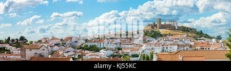 Panoramablick von arraiolos. Portugal, Alentejo Stockfoto