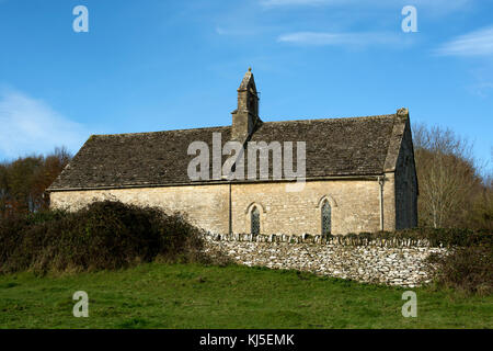 St. Oswalds Kirche, Widford, Oxfordshire, England, Großbritannien Stockfoto