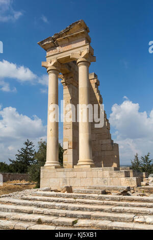 Ruinen des Heiligtums von Apollo Hylates in der Nähe von Limassol, Zypern Stockfoto