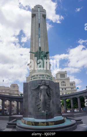 Krieger denkmal Monumento a los caidos, Plaza de España, Santa Cruz de Tenerife, Teneriffa, Kanarische Inseln, Spanien Stockfoto