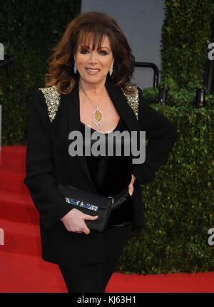 West Hollywood, CA - 27. Februar: Jackie Collins besucht die 2011 Vanity fair Oscar Partei von Graydon Carter im Sunset Tower Hotel am 27. Februar veranstaltet, 2011 in West Hollywood, Kalifornien: Jackie Collins Stockfoto