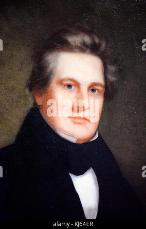 Öl Malerei von Präsident Millard Fillmore, 13 Präsident, die durch unbekannte Künstler, 1843 Stockfoto