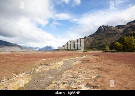 Caleta Wulaia, baie de Wulaia, Chile Stockfoto