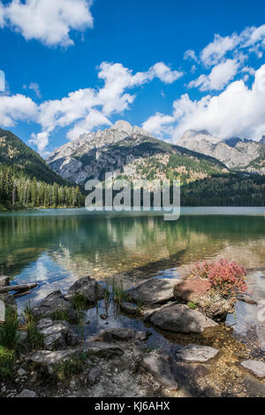 Taggart See und die Grand Teton Berge im Grand Teton National Park, Wyoming Stockfoto