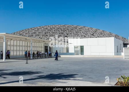 Abu Dhabi, Vereinigte Arabische Emirate, 14. November 2017, das Louvre Museum. Stockfoto