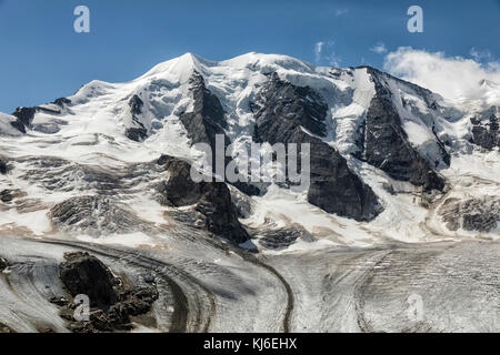 Mountain Range diavolezza in den Schweizer Alpen, Engadin, Graubünden, Schweiz Stockfoto