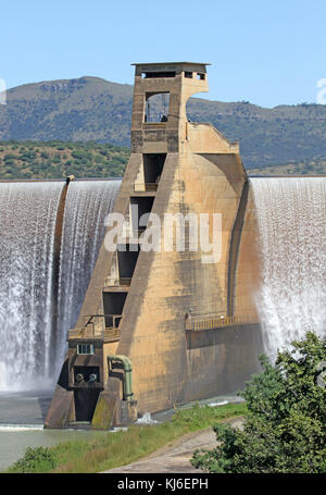 Wagendrift Damm auf der Bushman River, in Estcourt, KwaZulu Natal, Südafrika. Stockfoto