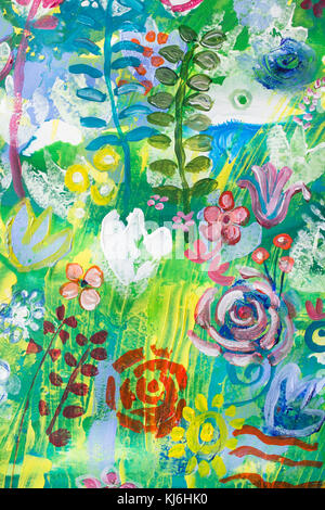 Detail der Malerei als Hintergrund. Stockfoto