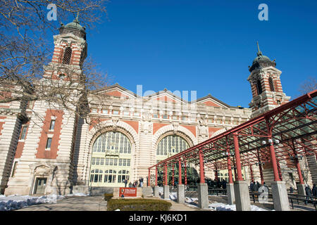 USA, New York City: das Ellis Island Immigration Museum auf Ellis Island Stockfoto