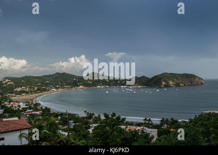 Die Bucht von San Juan del Sur in Nicaragua Stockfoto