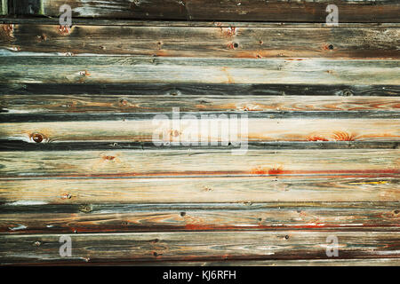 Holzbohlen Hintergrund Textur muster. alten grunge Haus wall. Stockfoto