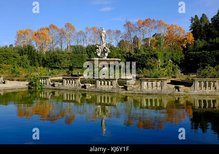 Die Boboli-gärten, Palazzo Pitti, Florenz, Italien Stockfoto