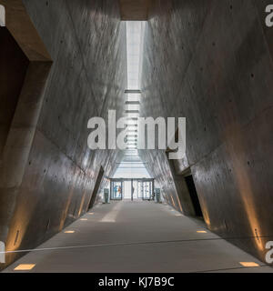 Innenräume der Geschichte des Holocaust Museum Yad Vashem, Jerusalem, Israel Stockfoto