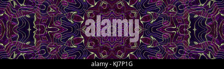 Wunderbare Zusammenfassung illustriert Panorama-Glas-Muster Stockfoto