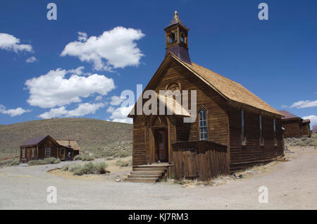 Bodie, Kalifornien (USA), 9. August 2012: bodie Bodie ist die am besten erhaltene Geisterstadt in Kalifornien, eine ursprüngliche Bergbaustadt aus den späten 1800er. wha Stockfoto