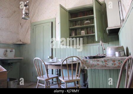 Bodie, Kalifornien (USA), 9. August 2012: bodie Bodie ist die am besten erhaltene Geisterstadt in Kalifornien, eine ursprüngliche Bergbaustadt aus den späten 1800er. wha Stockfoto