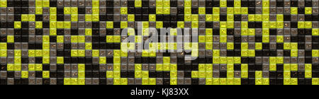 Wunderbare Zusammenfassung illustrierte panorama Glas Muster Stockfoto