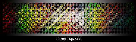 Wunderbare Zusammenfassung illustriert Panorama-Glas-Objekt Stockfoto