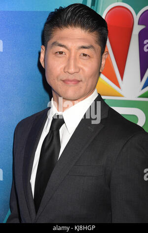 BEVERLY HILLS, CA - 02. AUGUST: Brian Tee kommt an der 2016 Summer TCA Tour - NBCUniversal Press Tour Tag 1 im Beverly Hilton Hotel am 2. August 2016 in Beverly Hills, Kalifornien. Personen: Brian Tee Stockfoto