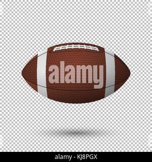 Vektor realistisch fliegen Fußball closeup auf Transparenten Hintergrund isoliert. Design Template Stock Vektor