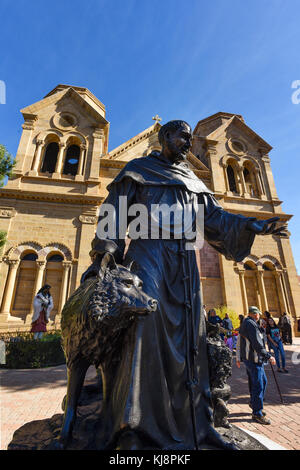 Die Kathedrale Basilika des Heiligen Franziskus von Assisi Stockfoto