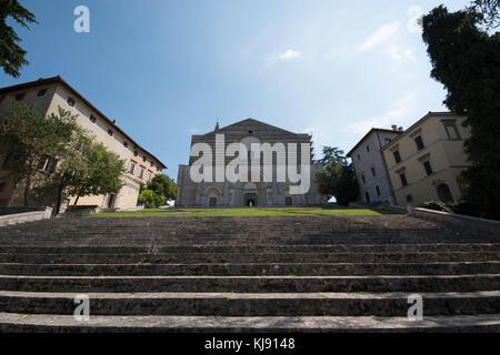 Kirche San Fortunato, Todi, Italien. Stockfoto