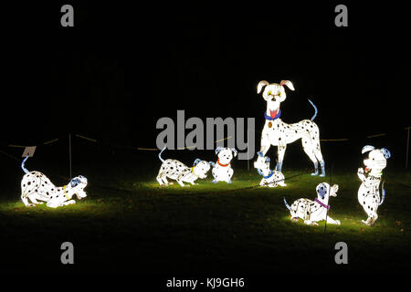 London, Großbritannien. 23 Nov, 2017. Magische Laterne Festival, Chiswick House Gardens, London, Großbritannien, 23. November 2017, Foto von Richard Goldschmidt Credit: Rich Gold/Alamy leben Nachrichten Stockfoto