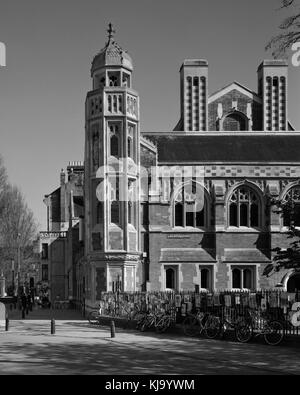 Die alte Divinity School von St John's College in Cambridge Stockfoto