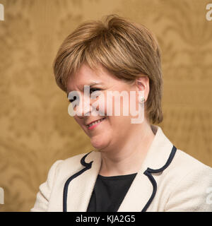 Nicola Sturgeon, erste Ministerin von Schottland Stockfoto