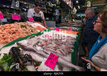 Olivar Markt, Mallorca, Balearen, Spanien Stockfoto