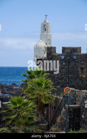 Festung Castillo de San Miguel an der Dorf Garachico, Teneriffa, Kanarische Inseln, Spanien Stockfoto