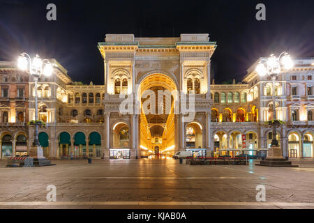 Galleria Vittorio Emanuele Ii in Mailand, Italien Stockfoto