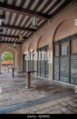 Historische open air united states Office in St. Petersburg, Florida, USA Stockfoto