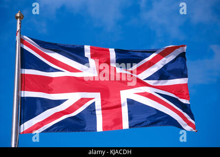 Union Jack-Flagge Stockfoto