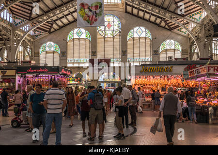 Mercado Central, Valencia Stockfoto