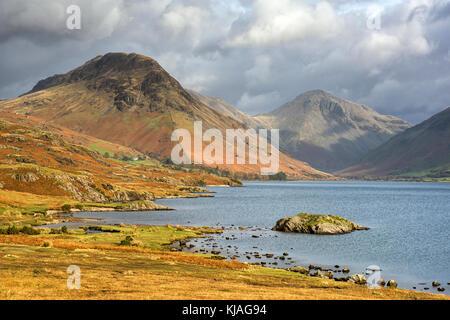 Wast Water in wasdale im Lake District, Cumbria England Großbritannien Stockfoto