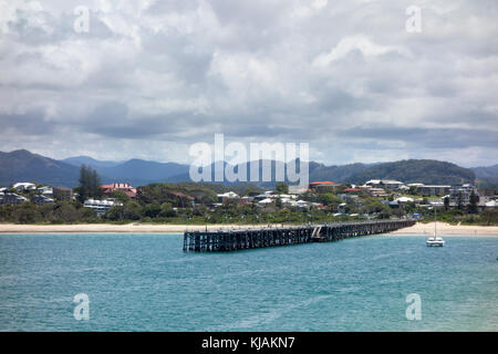 Coffs Harbour Jetty, Coffs Harbour, New South Wales, Australien Stockfoto