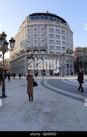 Marriott Hotel in Skopje, Mazedonien Stockfoto