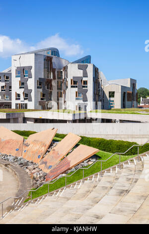 Gebäude des schottischen Parlaments in Edinburgh Schottland Edinburgh Schottisches Parlamentsgebäude Edinburgh Holyrood Edinburgh Schottland Großbritannien GB Europa Stockfoto