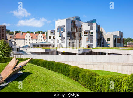 Gebäude des schottischen Parlaments in Edinburgh Schottland Edinburgh Schottisches Parlamentsgebäude Edinburgh Holyrood Edinburgh Schottland Großbritannien GB Europa Stockfoto