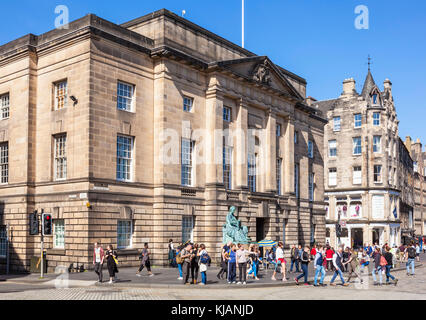 Edinburgh High Court von Justiciary Royal Court von Schottland oberste Strafgerichtshof von Schottland Royal Mile in Edinburgh Schottland Großbritannien GB Europa Stockfoto