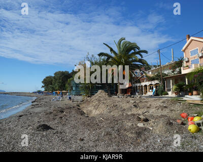 Strand, katelios, Kefalonia, Griechenland. Stockfoto