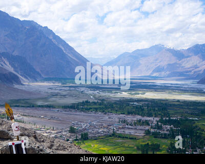 Landschaft Nubra Tal in Ladakh, Indien Stockfoto