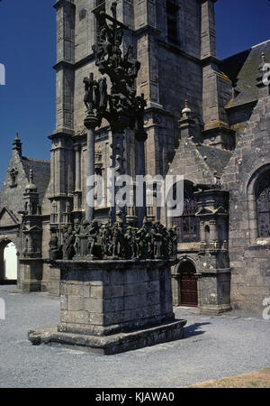 Die Bretagne ist eine Region im nordwesten Frankreich und besteht aus Finistère im Westen, Côtes-d'Armor im Norden, Ille-et-Vilaine im Norden Osten, Loire-Atlantique im Südosten und Morbihan im Süden an den Golf von Biskaya. Stockfoto