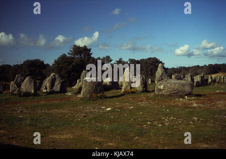 Die Bretagne ist eine Region im nordwesten Frankreich und besteht aus Finistère im Westen, Côtes-d'Armor im Norden, Ille-et-Vilaine im Norden Osten, Loire-Atlantique im Südosten und Morbihan im Süden an den Golf von Biskaya. Stockfoto