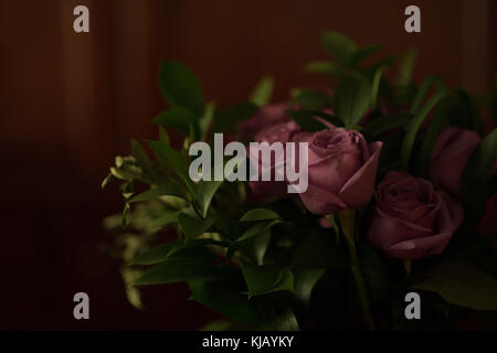 Hintergrundbild von Rosen Stockfoto