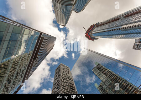 Modernes Hochhaus Büro- und Wohngebäude in der Stadt Toronto, Kanada Stockfoto
