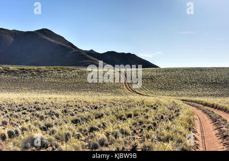 Wüste Landschaft im namibrand Nature Reserve in Namibia. Stockfoto