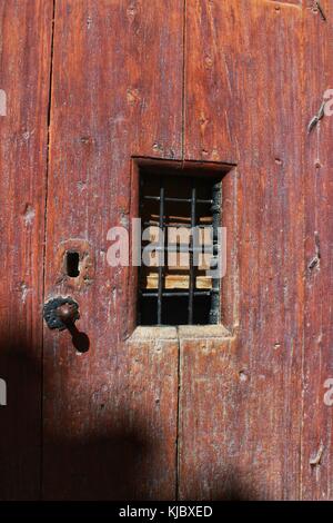 alte Holztür Stockfoto