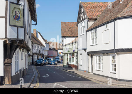 Strand Street, Sandwich, Kent, England, Vereinigtes Königreich Stockfoto